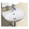 ECT Global Wall Hung Basin Bathroom Ceramic White Mobi WB 5035W -Bathroom Supplies Sales 2024 BA0171