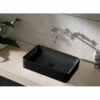 ECT Global Above Counter SQ Basin Bathroom Ceramic Vanity White Dior-II WB 6035MK -Bathroom Supplies Sales 2024 BA0187