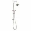 Phoenix Tapware Twin Shower Cromford Brushed Nickel 134-6510-40