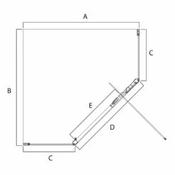 Oceano Shower Screens 1000 X 1000 Semi-frameless Chrome Finish Louve Neo Angle Pivot LS100NEOFC - LS100NEORC 8 Oceano Shower Screens 1000 X 1000 Semi-frameless Chrome Finish Louve Neo Angle Pivot LS100NEOFC - LS100NEORC -Bathroom Supplies Sales 2024 BA0406 2