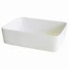 Castano Above Counter Basin Bathroom Square Sink White Prague