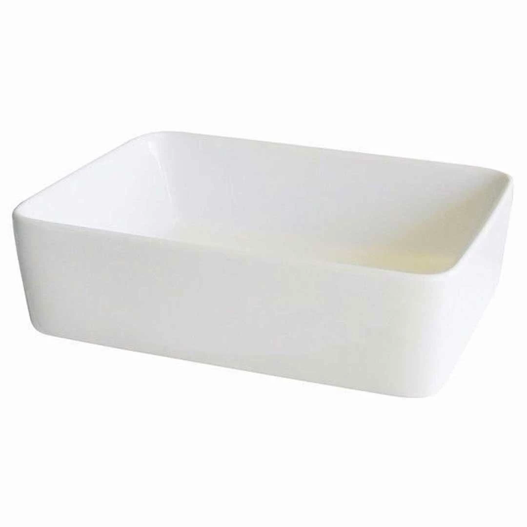Castano Above Counter Basin Bathroom Square Sink White Prague 3 Castano Above Counter Basin Bathroom Square Sink White Prague