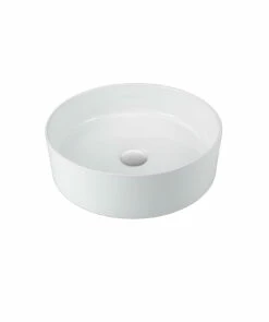 Seima Ceramic Above Counter Basin Round White No Tap Hole NIMOS SBC-027