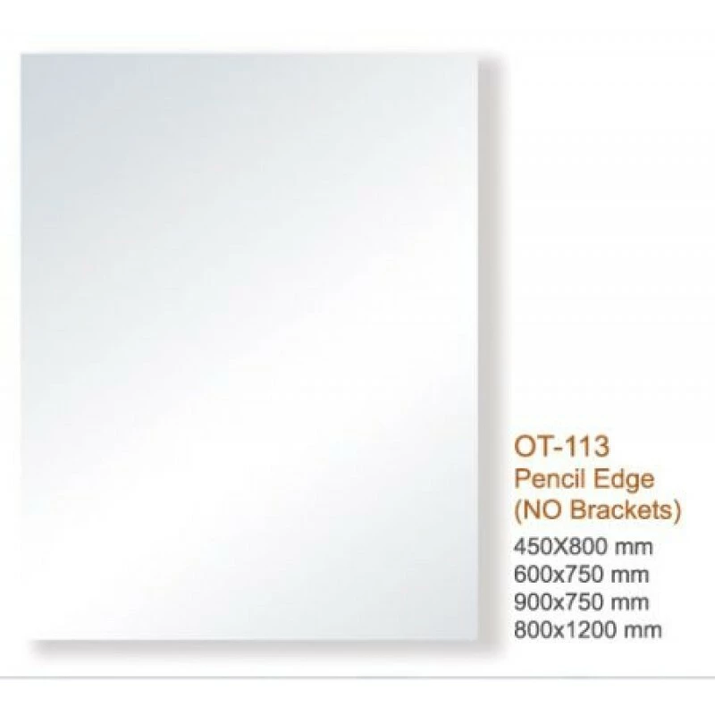 Ostar Pencil Edge Wall Mirror 750mm X 900mm OT-113 4 Ostar Pencil Edge Wall Mirror 750mm X 900mm OT-113 - Image 2