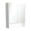 Fienza Satin White 750 Mirror Cabinet With Display Shelf And Soft Close Doors PSC750SMW -Bathroom Supplies Sales 2024 BA2296
