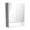 Fienza Industrial 750 Mirror Cabinet With Display Shelf And Satin White Insert PSC750SXMW -Bathroom Supplies Sales 2024 BA2333