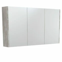 Fienza 1200 Mirror Cabinet With Industrial Side Panels PSC1200X