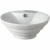 Fienza Cairo Ceramic Above Counter Basin Gloss White No Tap Hole 480mm X 480mm TR4012 -Bathroom Supplies Sales 2024 BA2892