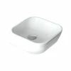 Fienza Lincoln 350 Ceramic Above Counter Basin Gloss White No Tap Hole 350mm X 390mm RB04 -Bathroom Supplies Sales 2024 BA2894
