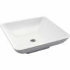 Fienza Evie Ceramic Above Counter Basin Gloss White No Tap Hole 400mm X 400mm TR4322 -Bathroom Supplies Sales 2024 BA2901
