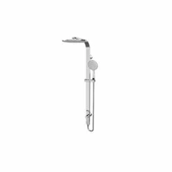 Nero Tapware Rain Round Shower Set Single Hose Chrome NR281305aCH
