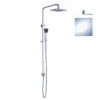 Nero Tapware Square Shower Set Bottom Inlet Chrome NR200705bbCH -Bathroom Supplies Sales 2024 BA3990
