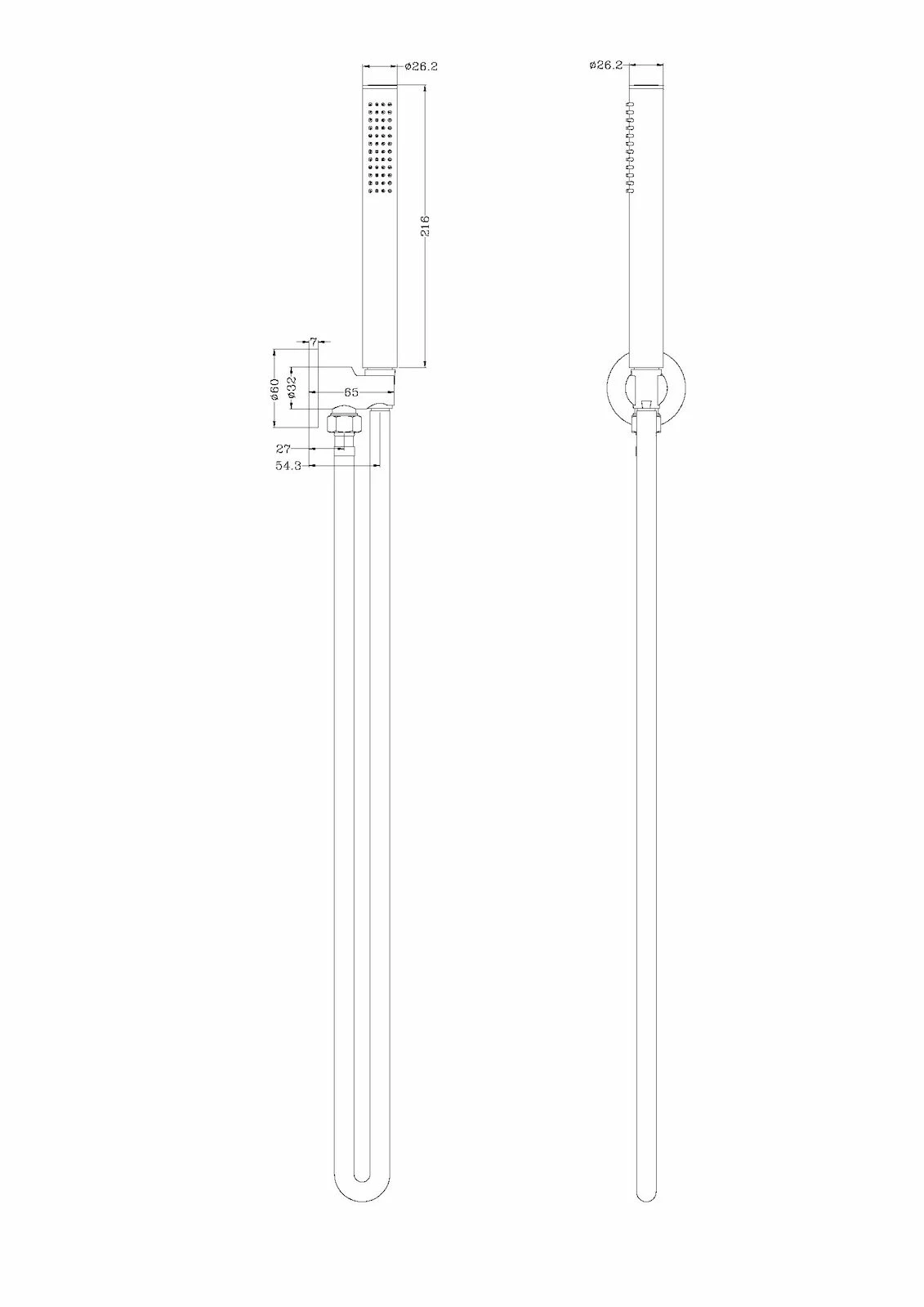 Nero Tapware Round Shower Bracket Gun Metal NR307GM 4 Nero Tapware Round Shower Bracket Gun Metal NR307GM - Image 2