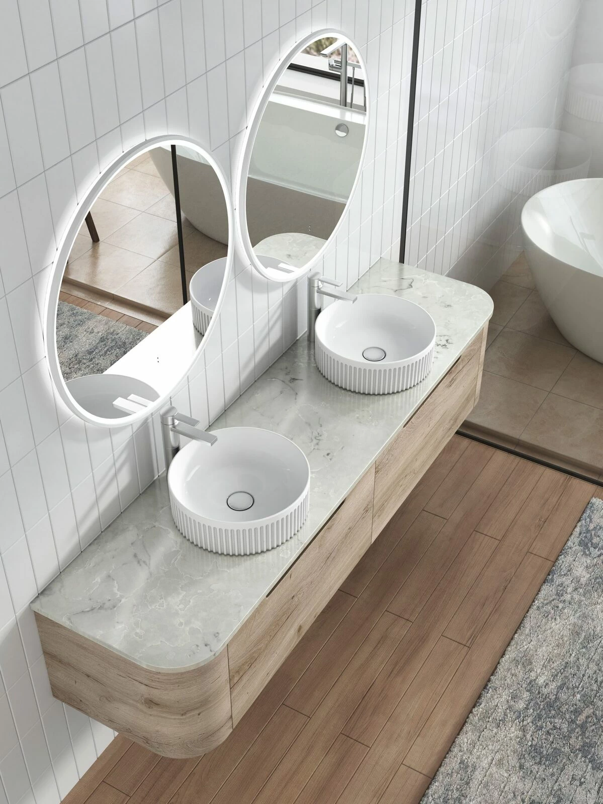 Aulic 1800mm Bathroom Wall Hung Vanity Hamilton CAWH39-1800 5 Aulic 1800mm Bathroom Wall Hung Vanity Hamilton CAWH39-1800 - Image 3