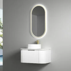 Aulic 750mm Bathroom Wall Hung Vanity Petra CAWH40-750