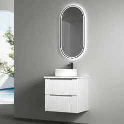 Aulic 600mm Bathroom Wall Hung Vanity With Undermount Basin Verona CAWH41-600 -Bathroom Supplies Sales 2024 BA4265 2