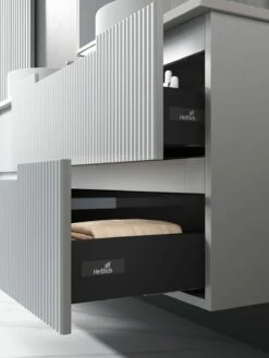 Aulic 600mm Bathroom Wall Hung Vanity With Undermount Basin Verona CAWH41-600 -Bathroom Supplies Sales 2024 BA4265 4