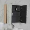 Aulic Shaving Mirror Cabinet Wall Hung Coloured Side Board Frame 900mm X 700mm Bella Mia CASCXX-900