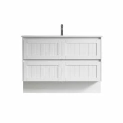 NAGA Bathroom 1200mm PVC Vanity Cabinet And Single Or Double Basin PB-01120S/D & Armonia-1200