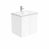 Fienza Joli Bathroom Vanity 600 Wall Hung Vanity Fingerpull Gloss White JOL60F -Bathroom Supplies Sales 2024 BA4356