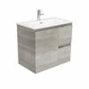 Fienza Joli Edge Bathroom Vanity 750 Wall Hung Vanity Industrial Grey JOL75XR -Bathroom Supplies Sales 2024 BA4374