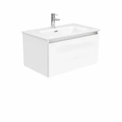 Fienza Joli Manu Bathroom Vanity 750 Wall Hung Vanity White JOL75H