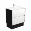 Fienza Joli Amato 750 Bathroom Vanity On Kickboard Satin Black Panels JOL75BWBK 2 Fienza Joli Amato 750 Bathroom Vanity On Kickboard Satin Black Panels JOL75BWBK -Bathroom Supplies Sales 2024 BA4388