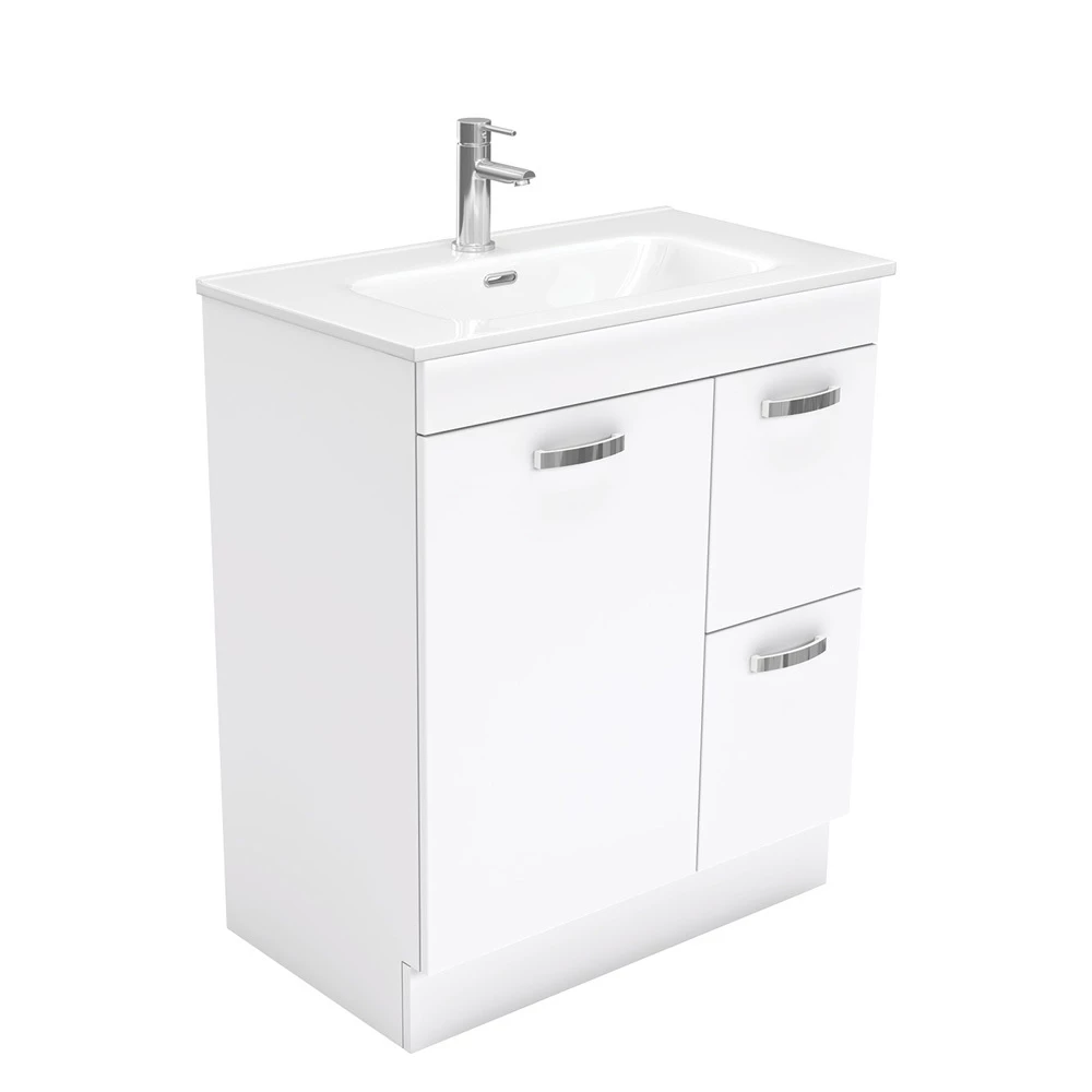 Fienza Joli Unicab 750 Bathroom Vanity On Kickboard White JOL75NKWR 3 Fienza Joli Unicab 750 Bathroom Vanity On Kickboard White JOL75NKWR