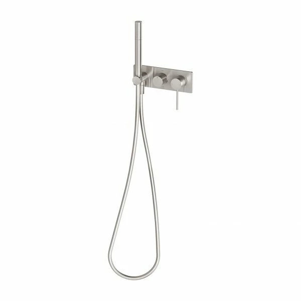 Phoenix Tapware Wall Shower System Hand Shower Wall Mounted Handheld Brushed Nickel VS7490-40 3 Phoenix Tapware Wall Shower System Hand Shower Wall Mounted Handheld Brushed Nickel VS7490-40