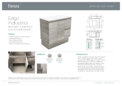 Fienza Joli Edge 900 Bathroom Vanity On Kickboard Industrial Grey JOL90XKR 6 Fienza Joli Edge 900 Bathroom Vanity On Kickboard Industrial Grey JOL90XKR -Bathroom Supplies Sales 2024 BA4424