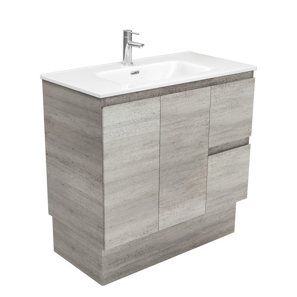 Fienza Joli Edge 900 Bathroom Vanity On Kickboard Industrial Grey JOL90XKR 3 Fienza Joli Edge 900 Bathroom Vanity On Kickboard Industrial Grey JOL90XKR