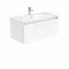 Fienza Joli Manu 900 Bathroom Vanity Wall Hung Vanity Gloss White JOL90H -Bathroom Supplies Sales 2024 BA4427