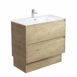 Fienza Joli Amato 900 Bathroom Vanity On Kickboard Scandi Oak JOL90BSK