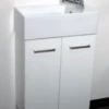 Cabinet & Basin Top Gloss White Bathroom Vanity Wall Hung TINY 50W 1 Cabinet & Basin Top Gloss White Bathroom Vanity Wall Hung TINY 50W -Bathroom Supplies Sales 2024 BA4765