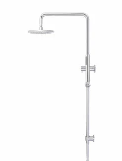 Meir Round Combination Shower Rail Single Function Hand Shower 200mm Rose Chrome MZ0704-R-C -Bathroom Supplies Sales 2024 BA6030 2