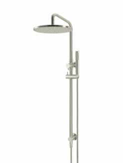 Meir Round Combination Shower Rail Single Function Hand Shower 300mm Rose Brushed Nickel MZ0706-R-PVDBN