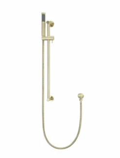 Meir Round Shower On Rail Column Tiger Bronze MZ0402-R-PVDBB