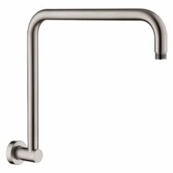 Fienza 350mm Round Fixed Gooseneck Shower Arm Brushed Nickel 422111BN