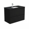 Fienza Sarah Black Sparkle Undermount 900 Amato Wall Hung Vanity Satin Black SB90BB 2 Fienza Sarah Black Sparkle Undermount 900 Amato Wall Hung Vanity Satin Black SB90BB -Bathroom Supplies Sales 2024 BA6208