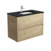 Fienza Sarah Black Sparkle Undermount Amato 900 Wall Hung Vanity Scandi Oak SB90BS 2 Fienza Sarah Black Sparkle Undermount Amato 900 Wall Hung Vanity Scandi Oak SB90BS -Bathroom Supplies Sales 2024 BA6234
