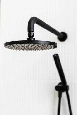 Meir Round Curved 400mm Wall Shower Arm Matte Black MA09-400 8 Meir Round Curved 400mm Wall Shower Arm Matte Black MA09-400 -Bathroom Supplies Sales 2024 BA6378 2