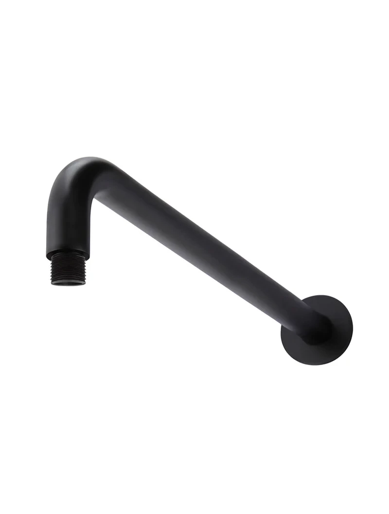 Meir Round Curved 400mm Wall Shower Arm Matte Black MA09-400 3 Meir Round Curved 400mm Wall Shower Arm Matte Black MA09-400