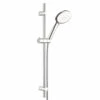 Collis Real Showers 3F Hand Shower On RetroFit Rail Chrome H20013-RR2