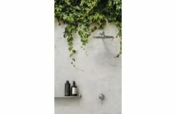 Phoenix Tapware Shower Arm And Rose Round Stainless Steel SS 316 Vivid Slimline 316-5200-51 -Bathroom Supplies Sales 2024 BA6547 2