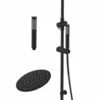 Best BM Round Shower Set Single Function Handset 200mm BSS04 Matte Black -Bathroom Supplies Sales 2024 BA6718