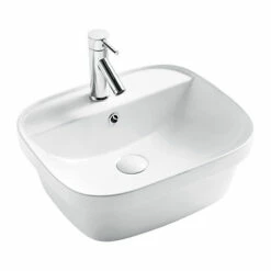 Best BM Drop In Basin Vitreous China 495mm X 420mm BA340