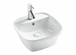 Best BM Drop In Basin Vitreous China 430mm X 425mm BA330