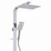 Fienza Tono Deluxe Twin Shower Outlets Overhead Shower Head & Handheld Shower Chrome 455121 -Bathroom Supplies Sales 2024 BA6999
