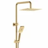 Fienza Tono Twin Shower Overhead Shower Head & Handheld Shower Urban Brass 455116UB -Bathroom Supplies Sales 2024 BA7005
