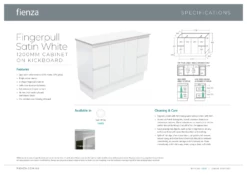 Fienza Jolie Fingerpull 1200 Bathroom Vanity On Kickboard Satin White JOL120ZK 7 Fienza Jolie Fingerpull 1200 Bathroom Vanity On Kickboard Satin White JOL120ZK -Bathroom Supplies Sales 2024 BA7014 1